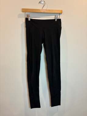 Tna Aritzia Black Cotton Blend High-Rise Yoga Leggings Size XS
